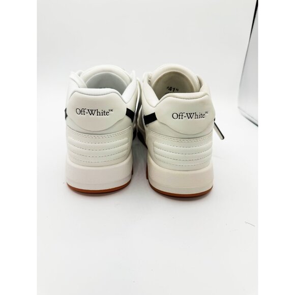 Off-White Men's "Out of Office" runner sneakers in two-tone calf leather - Picture 8 of 12
